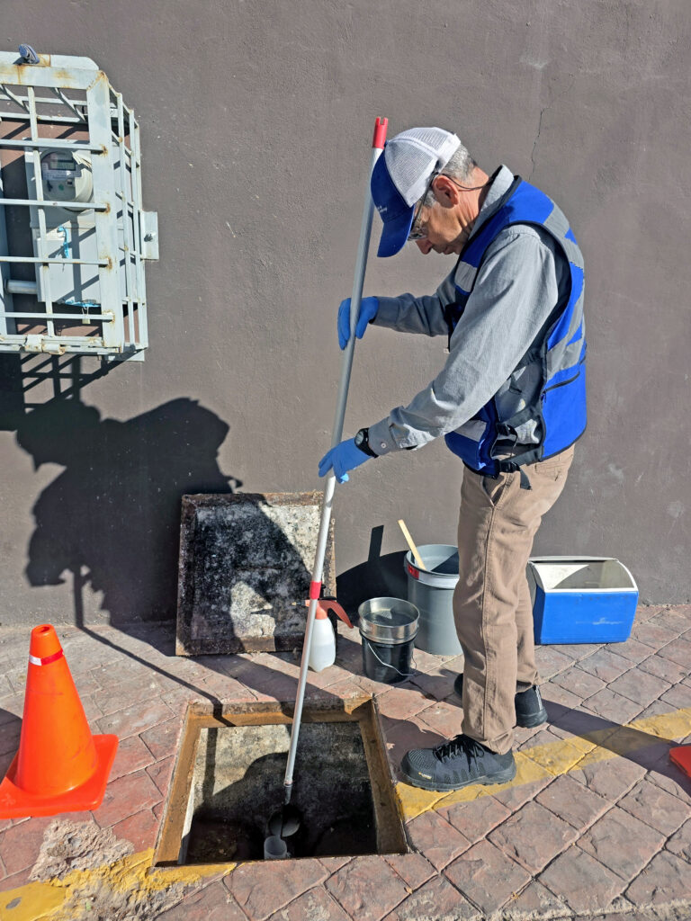 muestreo agua residual 1